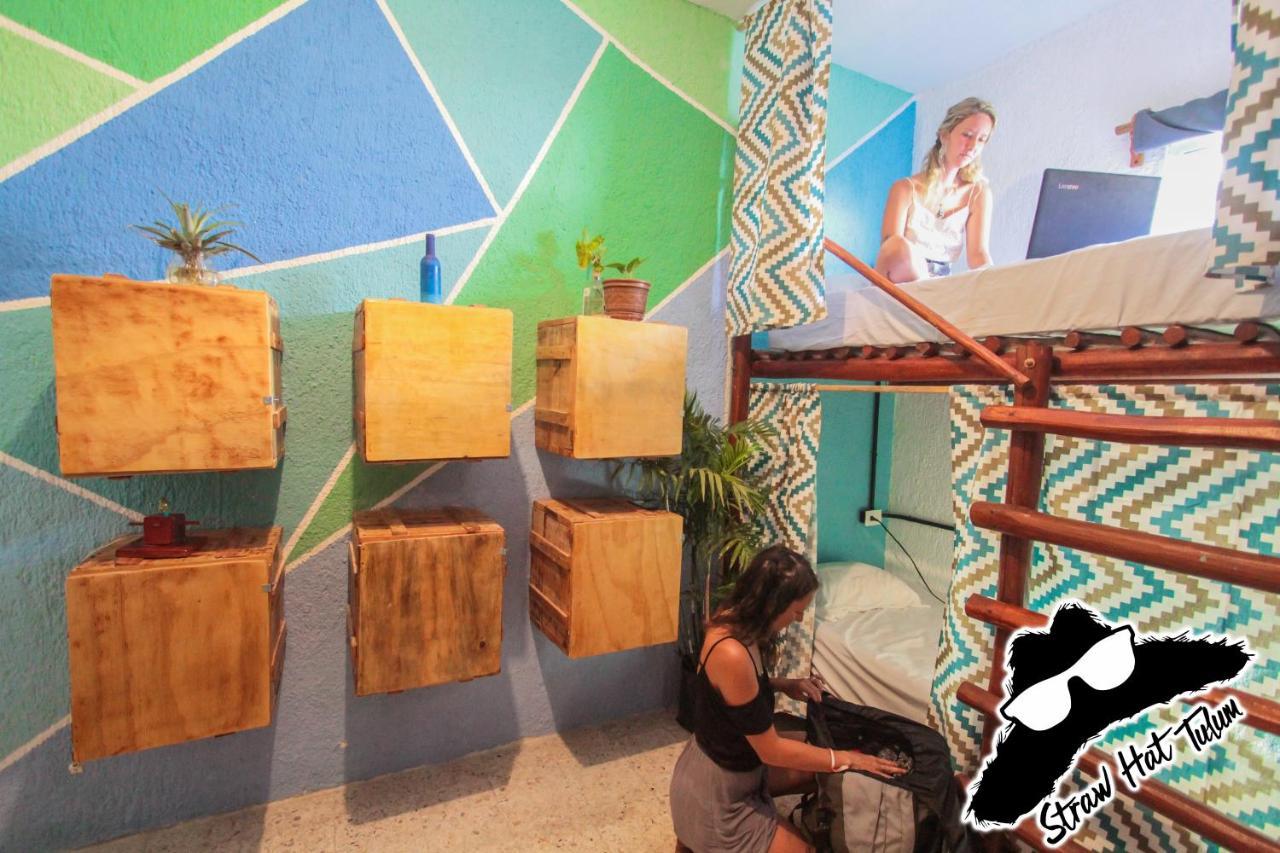 Straw Hat Hostel & Rooftop Bar Тулум Экстерьер фото