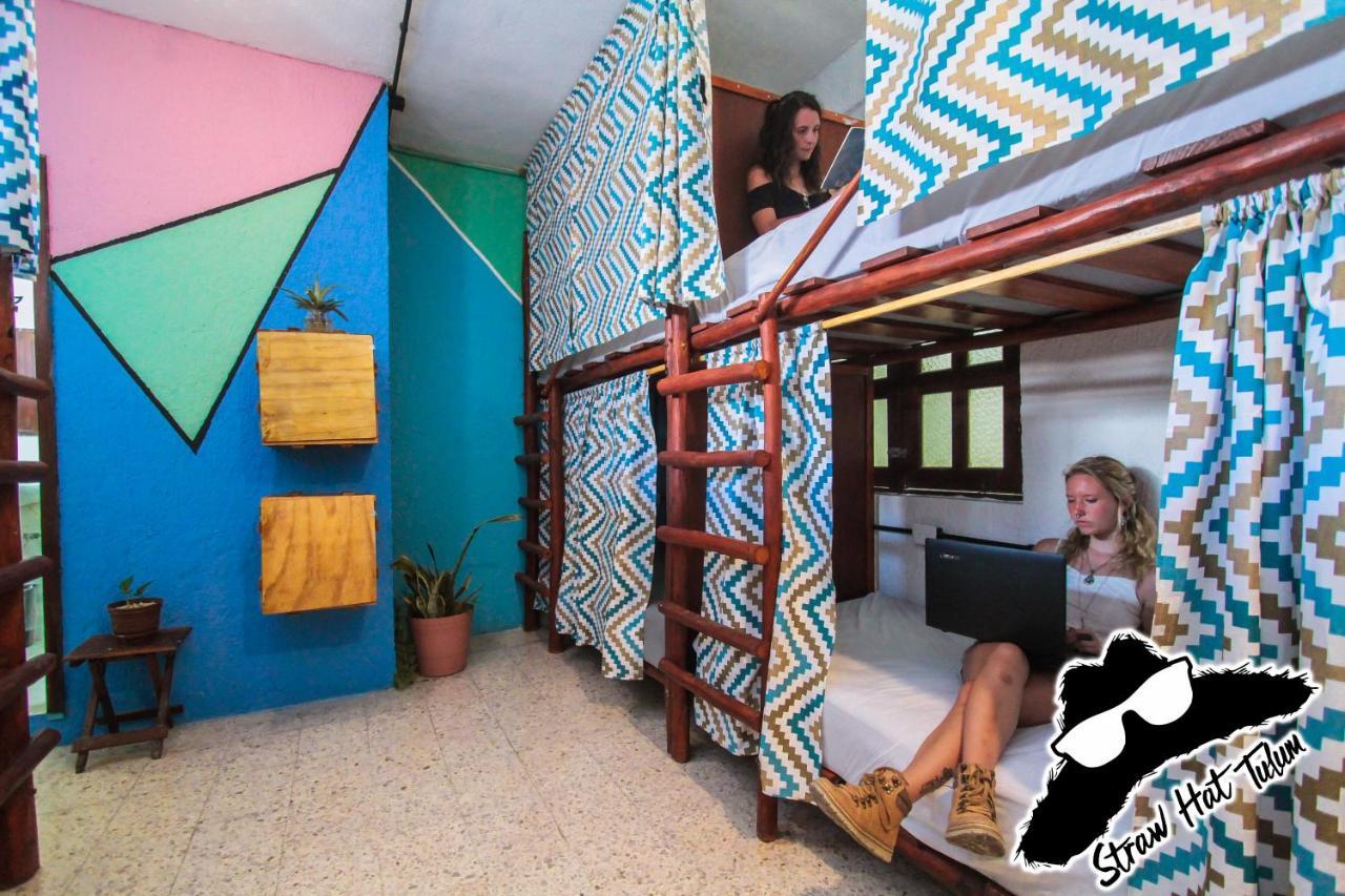 Straw Hat Hostel & Rooftop Bar Тулум Экстерьер фото