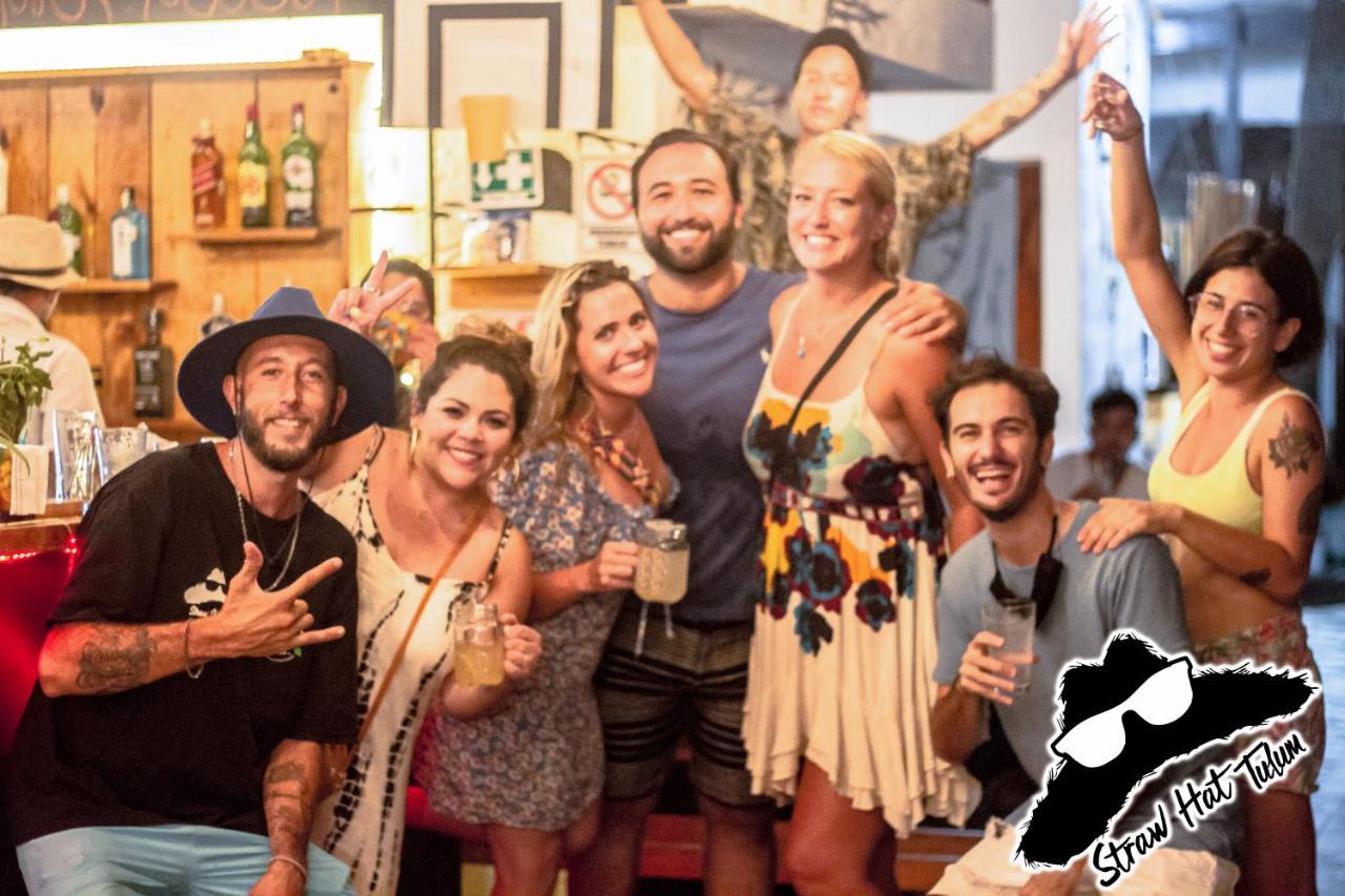 Straw Hat Hostel & Rooftop Bar Тулум Экстерьер фото