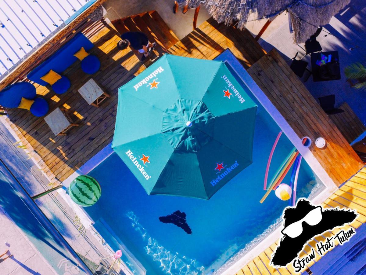 Straw Hat Hostel & Rooftop Bar Тулум Экстерьер фото